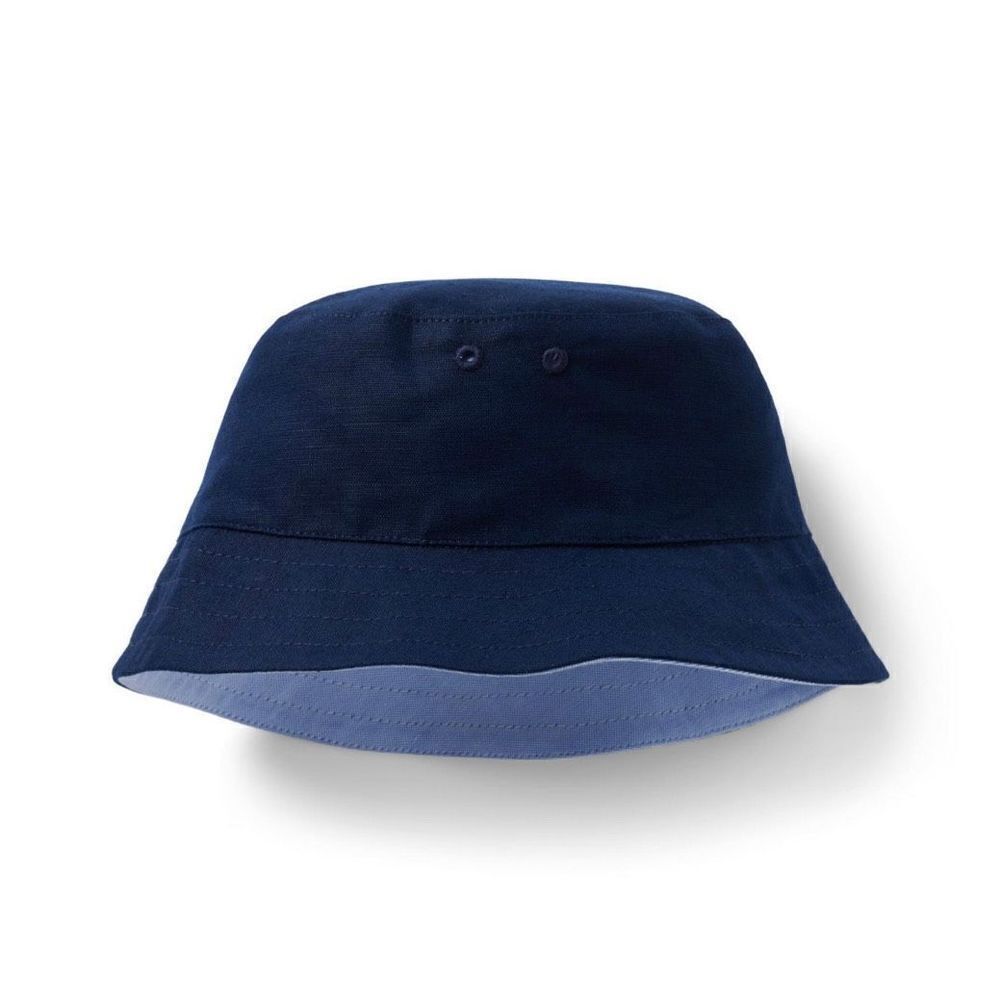 Janie and Jack Big Kid Reversible Bucket Hat